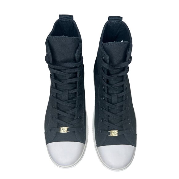PF Flyers Unixes High-Top Black Canvas Sneakers Womens Size 9 Mens 7.5 - Picture 2 of 12